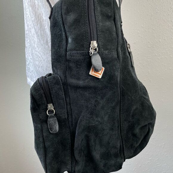 NWT Prago Black Leather Crossbody Bag - Picture 2 of 7